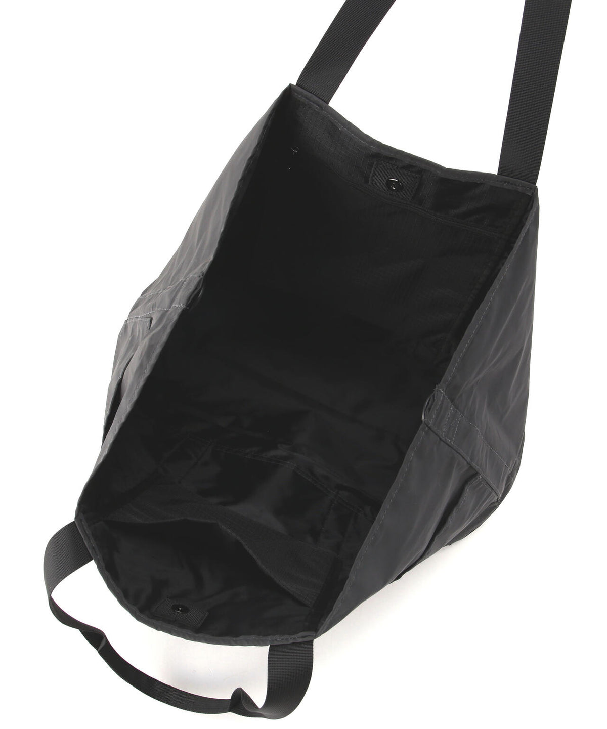 PACKING/パッキング　BLACK REFLECTIVE TOTE