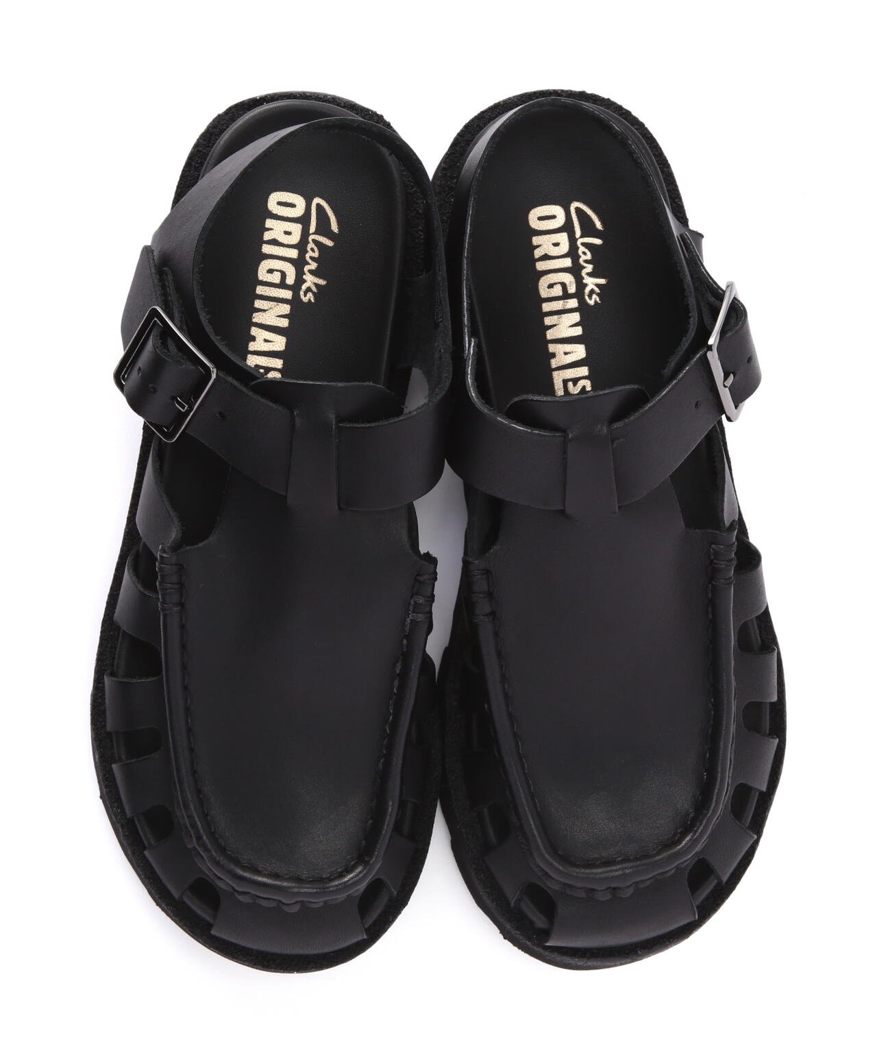 CLARKS/クラークス　Meare Buckle　レディースメアバックル （ブラックレザー）