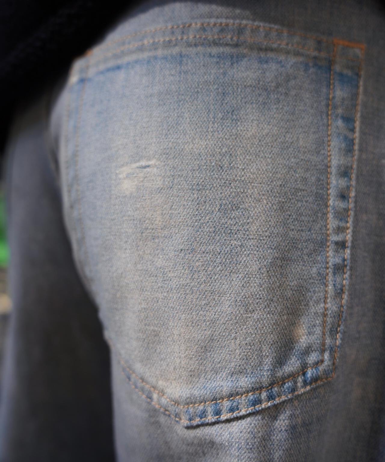 B omnivore/ビーオムニボー　転写 DENIM PANT