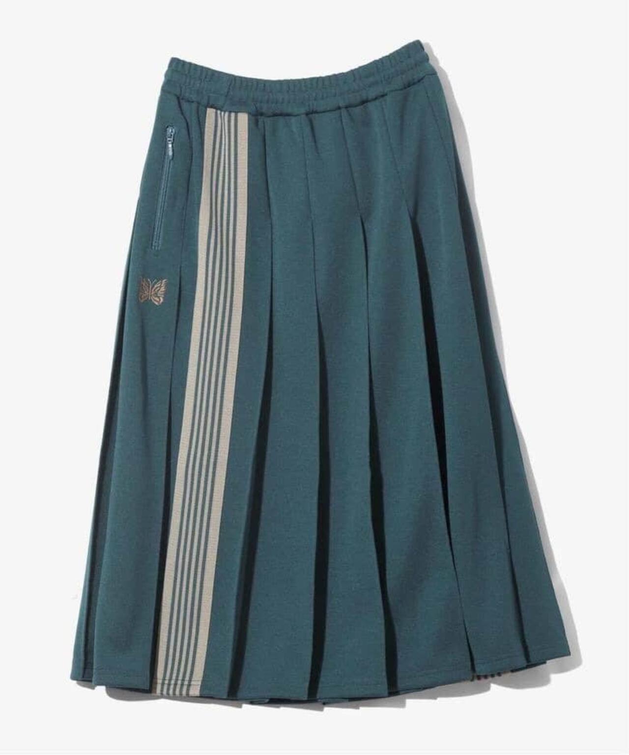 Needles/ニードルズ　Pleated Track Skirt - Poly Smooth