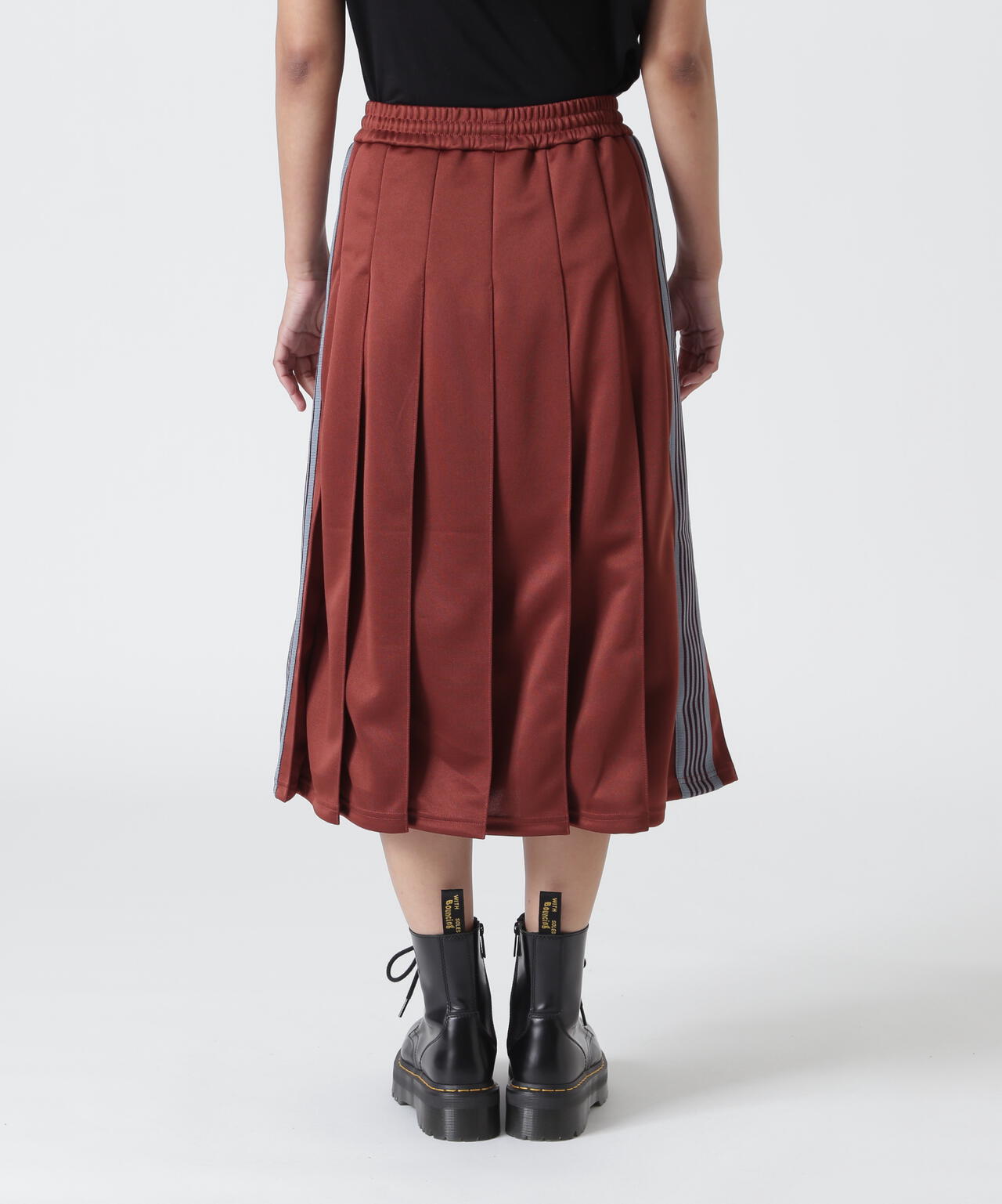 Needles/ニードルズ　Pleated Track Skirt - Poly Smooth
