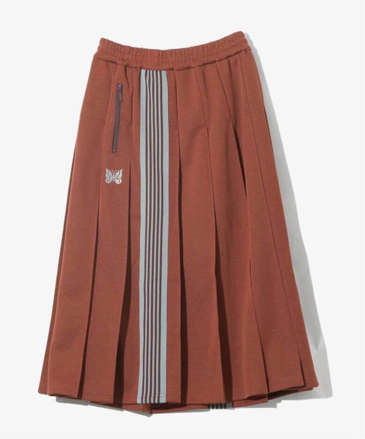 Needles/ニードルズ　Pleated Track Skirt - Poly Smooth