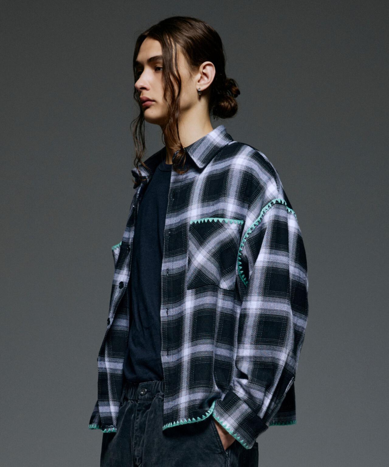 B omnivore/ビーオムニボー　HAND STITCH SHIRT