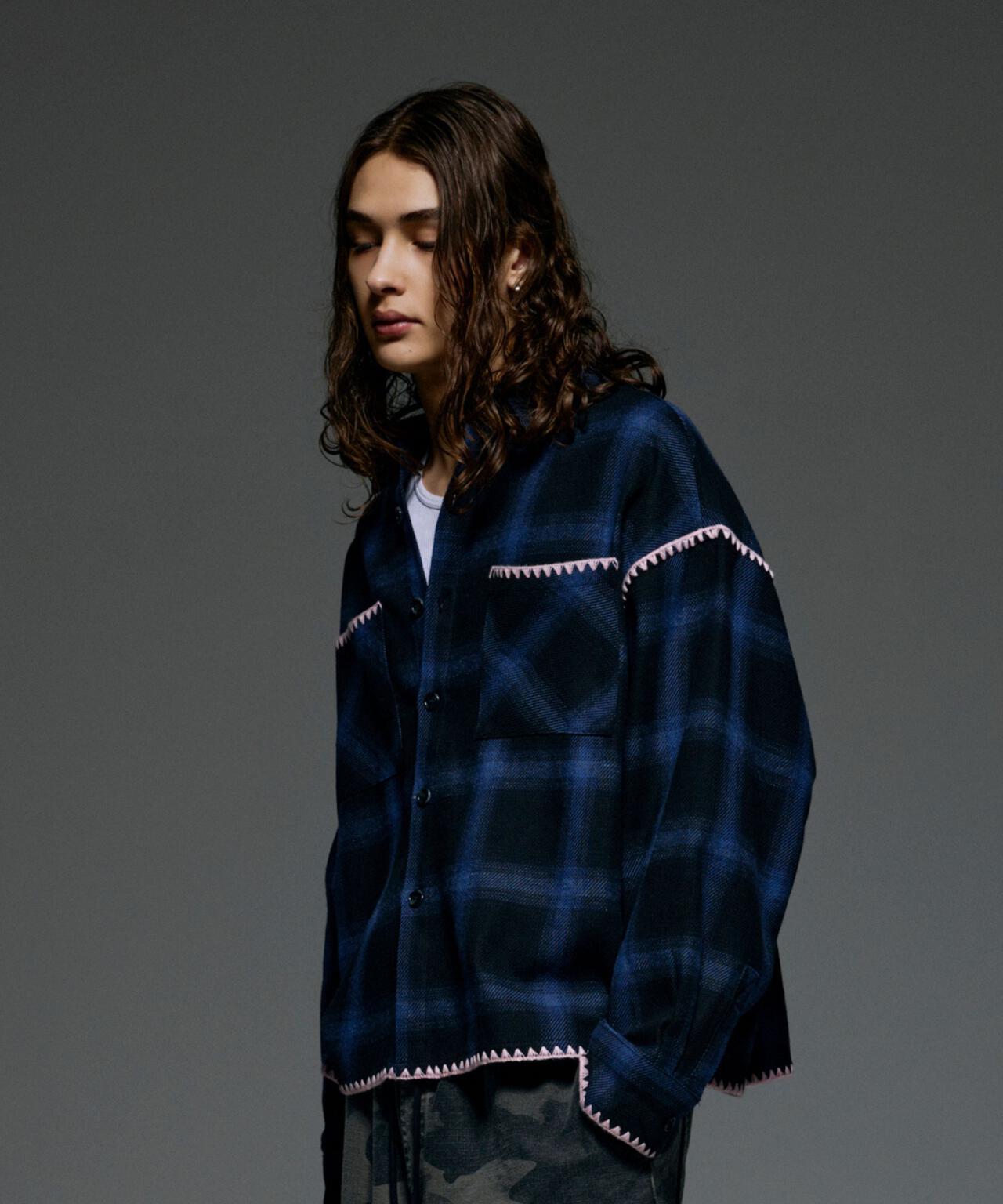B omnivore/ビーオムニボー　HAND STITCH SHIRT