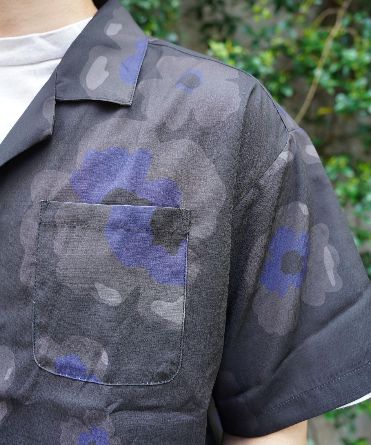 B omnivore/ビーオムニボー　FLOWER S/S SHIRT