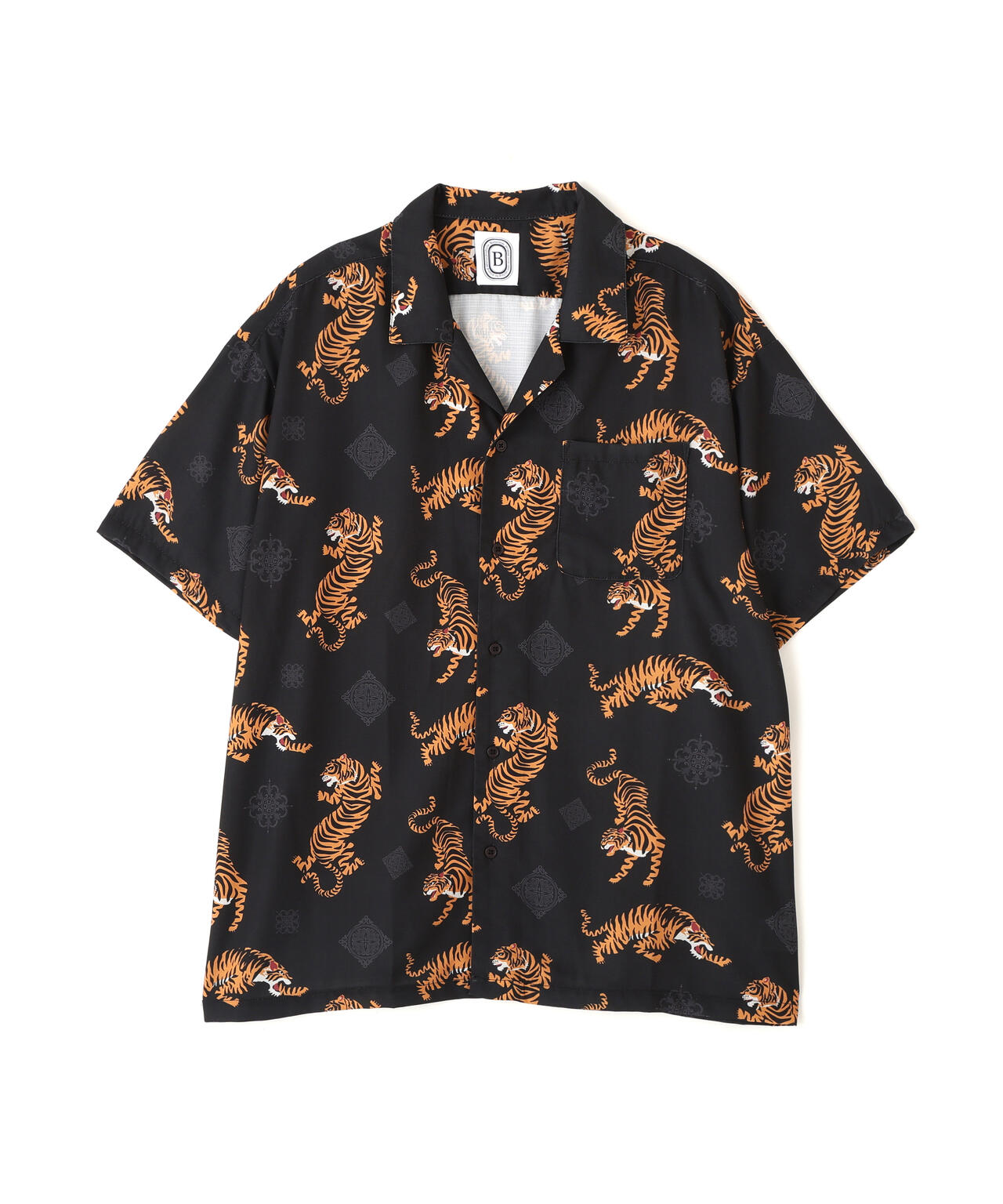 B omnivore/ビーオムニボー　TIGER S/S SHIRT