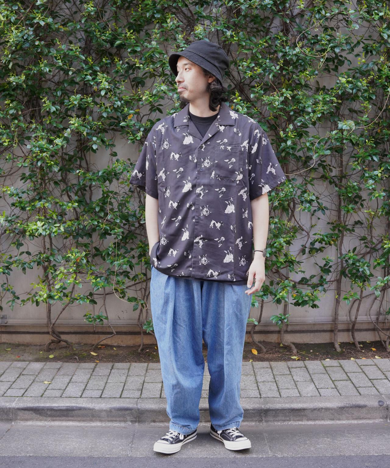 B omnivore/ビーオムニボー　DOG S/S SHIRT