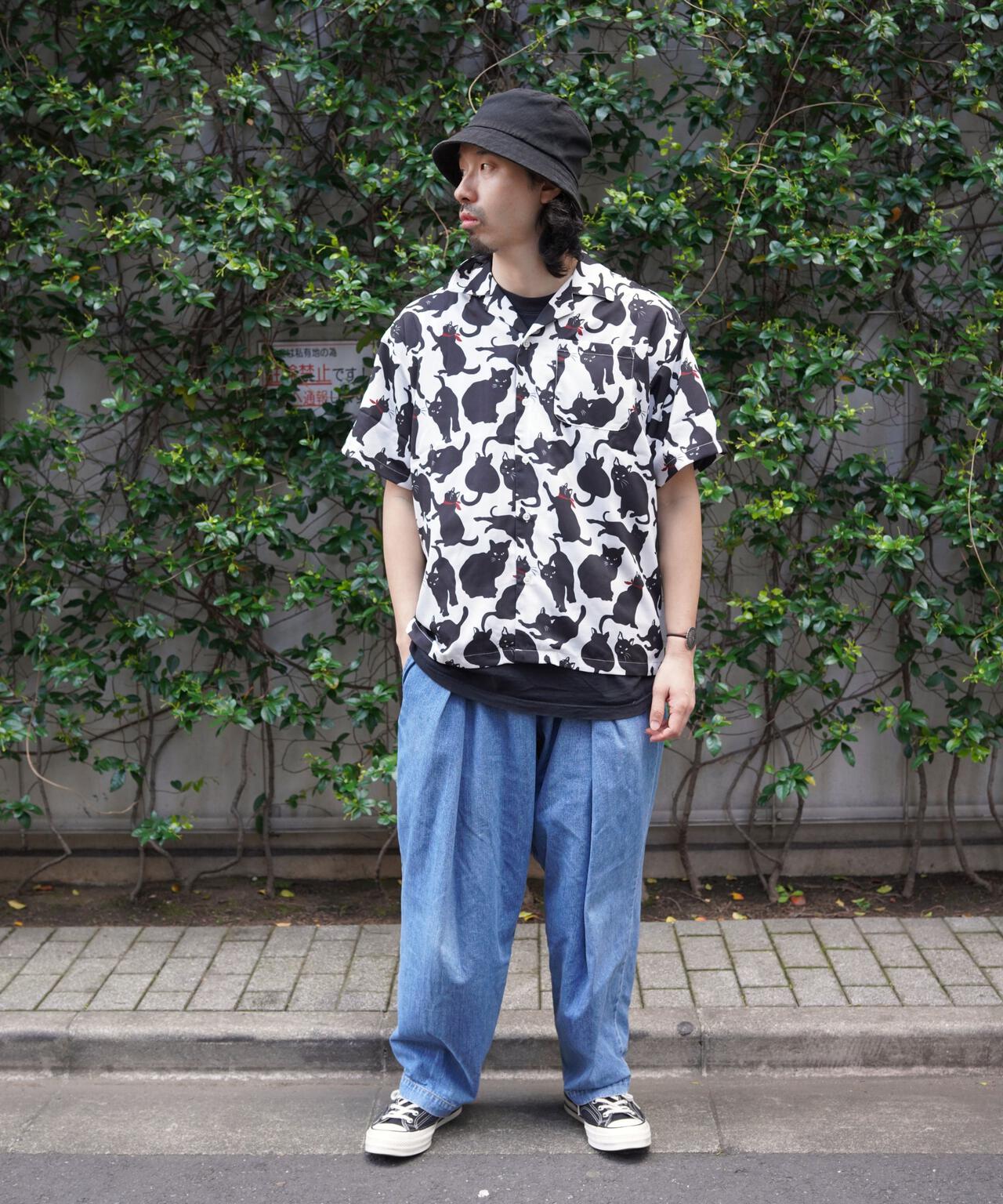 B omnivore/ビーオムニボー　CAT S/S SHIRT