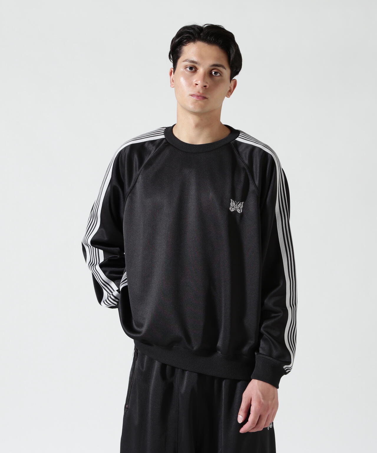 Needles/ニードルズ   Track Crew Neck Shirt - Poly Smooth