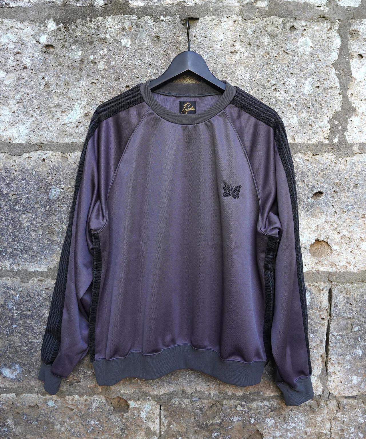 Needles/ニードルズ　別注Track Crew Neck Shirt - Poly Smooth