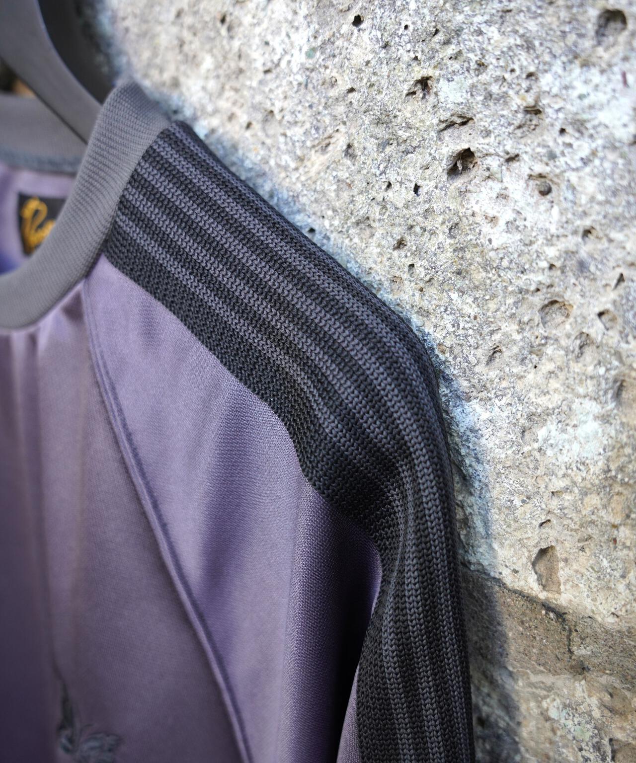 Needles/ニードルズ　別注Track Crew Neck Shirt - Poly Smooth