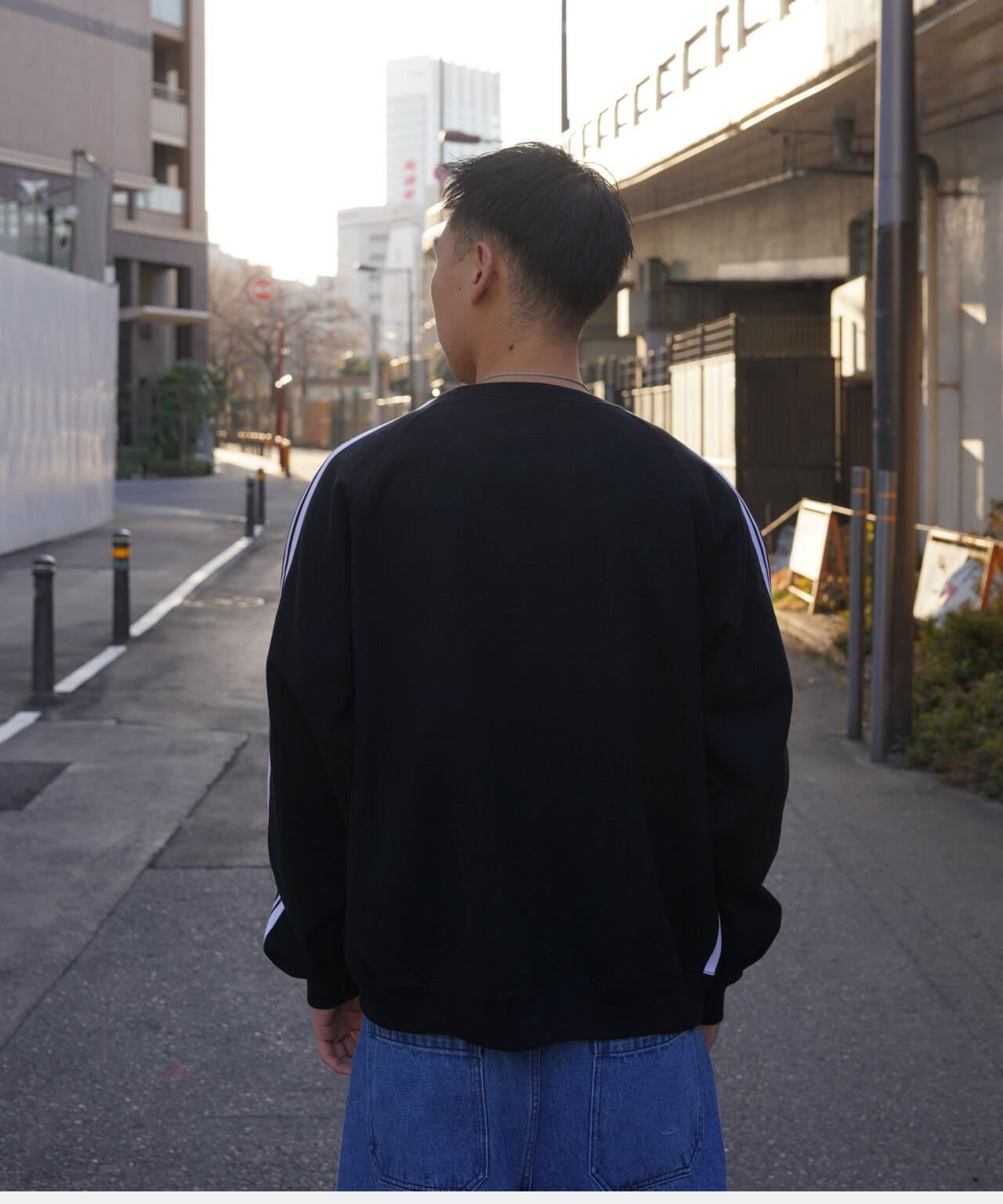 Needles/ニードルズ　別注Track Crew Neck Shirt - Cotton Jersey