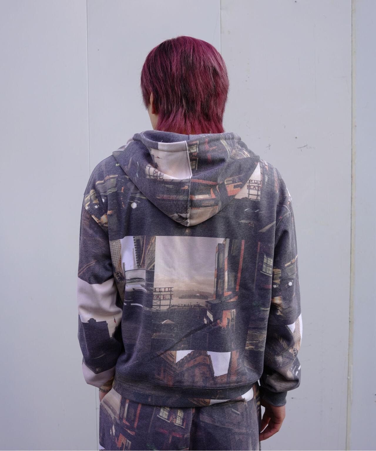 B omnivore/ビーオムニボー　GRAPHIC HOODIE