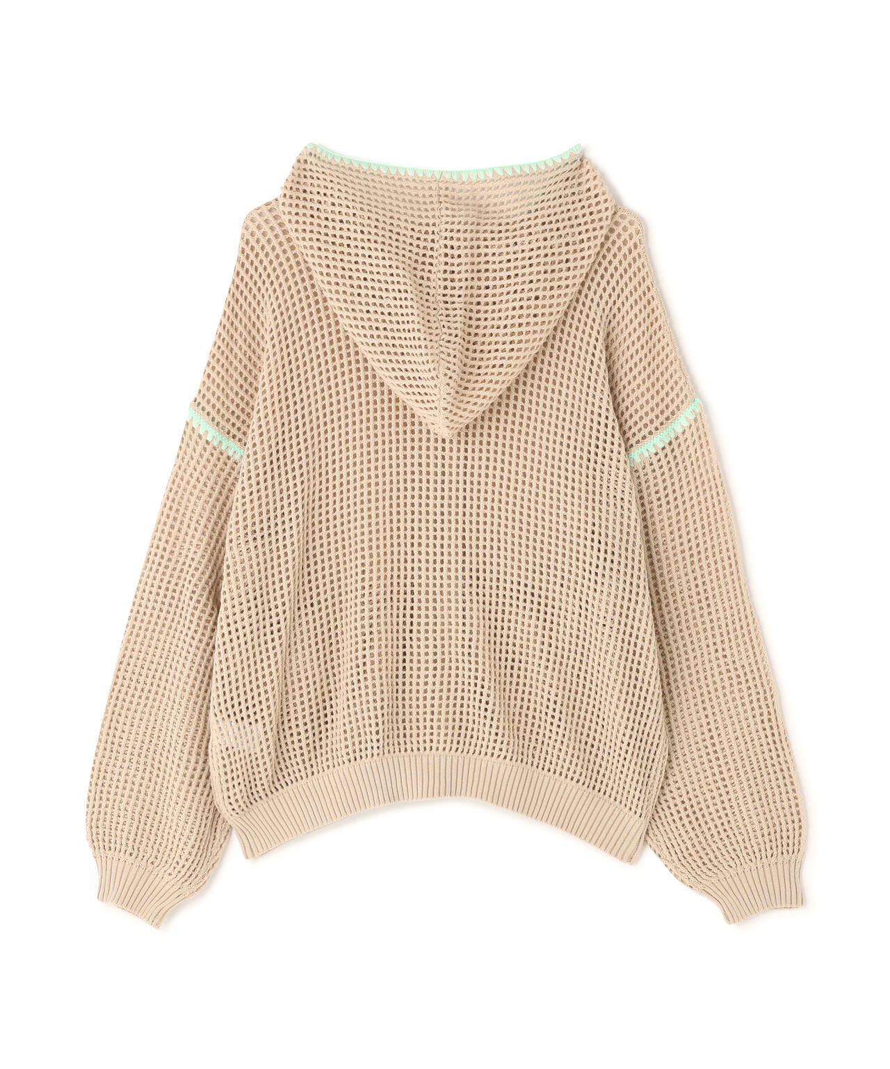 B omnivore/ビーオムニボー　HAND - STITCH MESH HOODIE