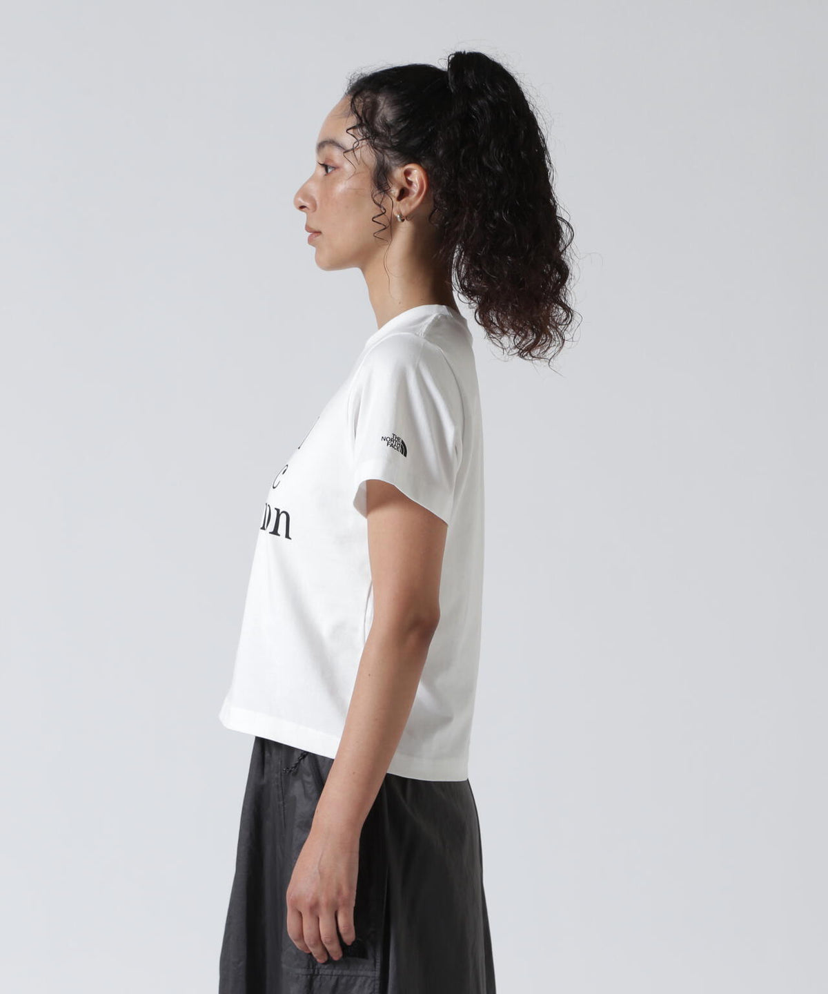 THE NORTH FACE/ザ・ノース・フェイス　GAR Typographic White S/S Tee NT32666