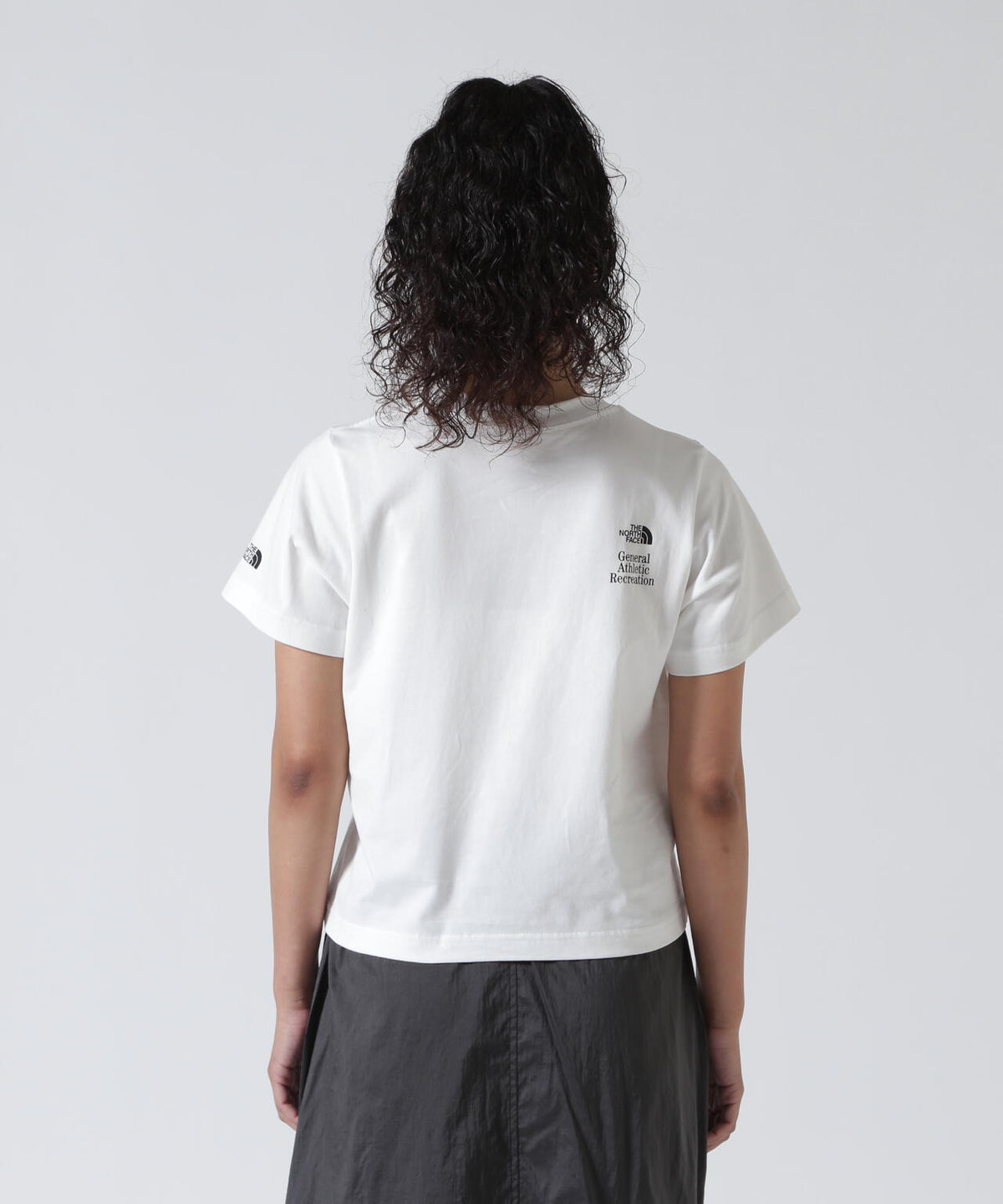 THE NORTH FACE/ザ・ノース・フェイス　GAR Typographic White S/S Tee NT32666