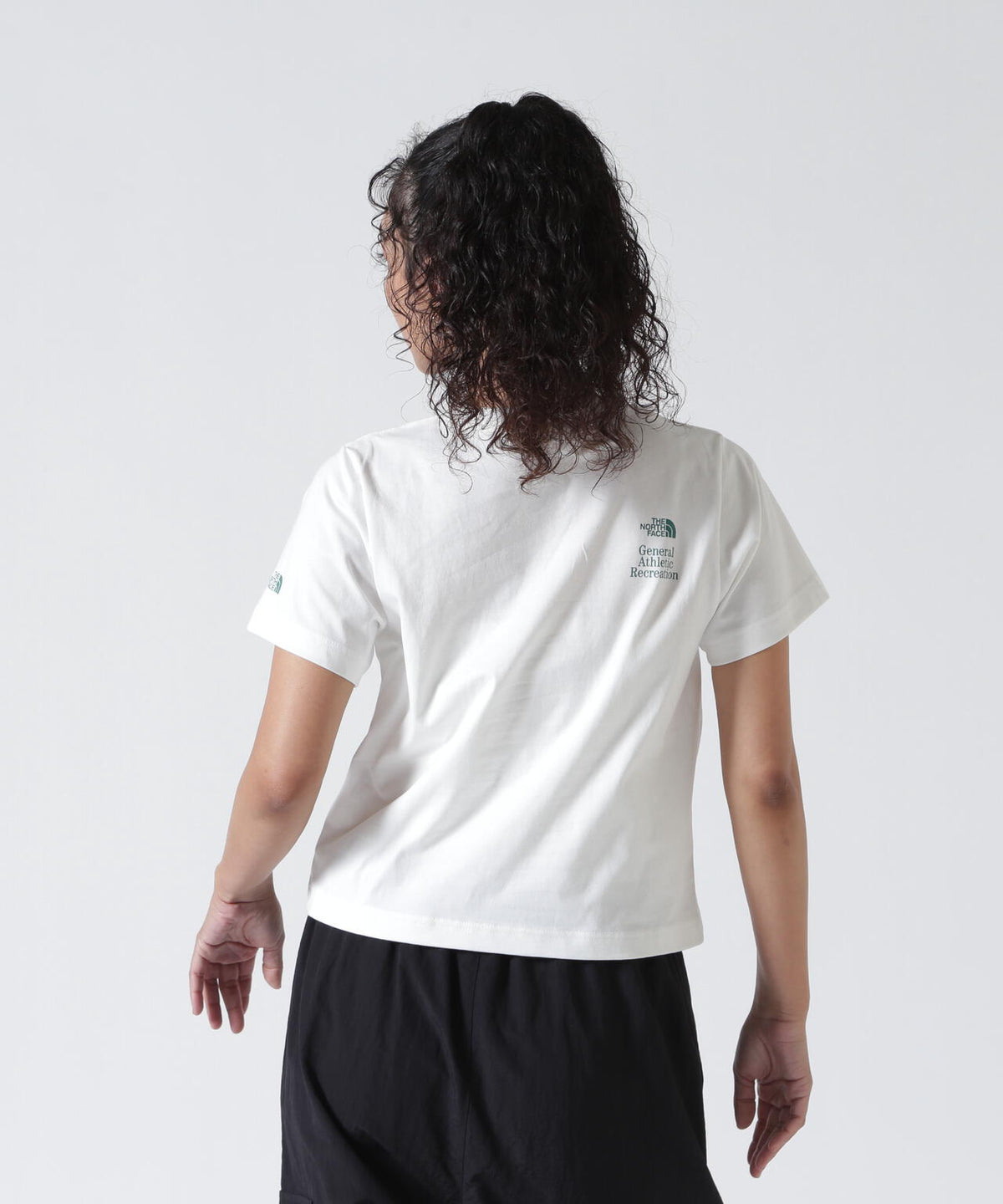 THE NORTH FACE/ザ・ノース・フェイス　GAR Typographic White S/S Tee NT32666