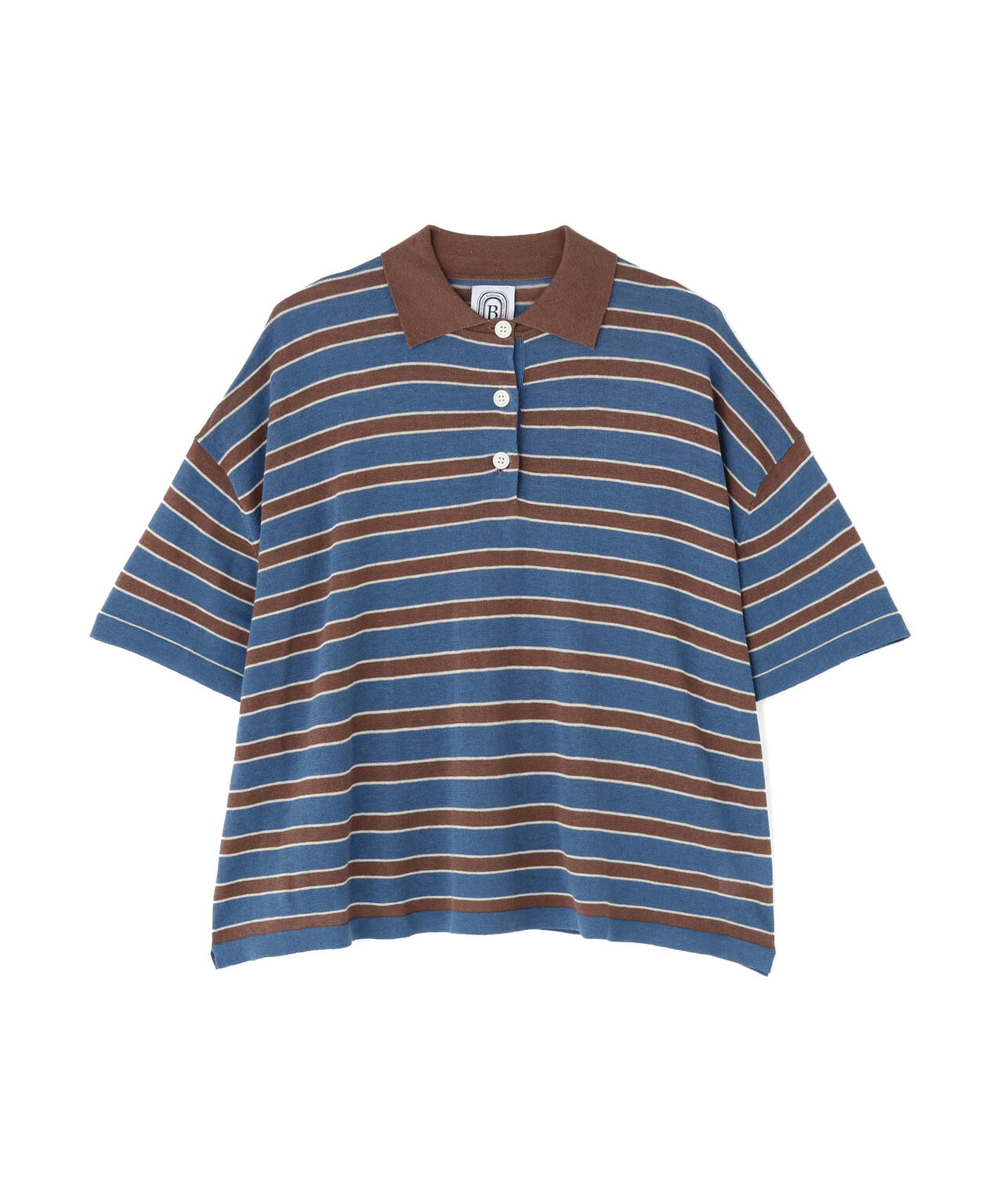 B omnivore/ビーオムニボー　アサーメンポロシャツ WOMEN'S