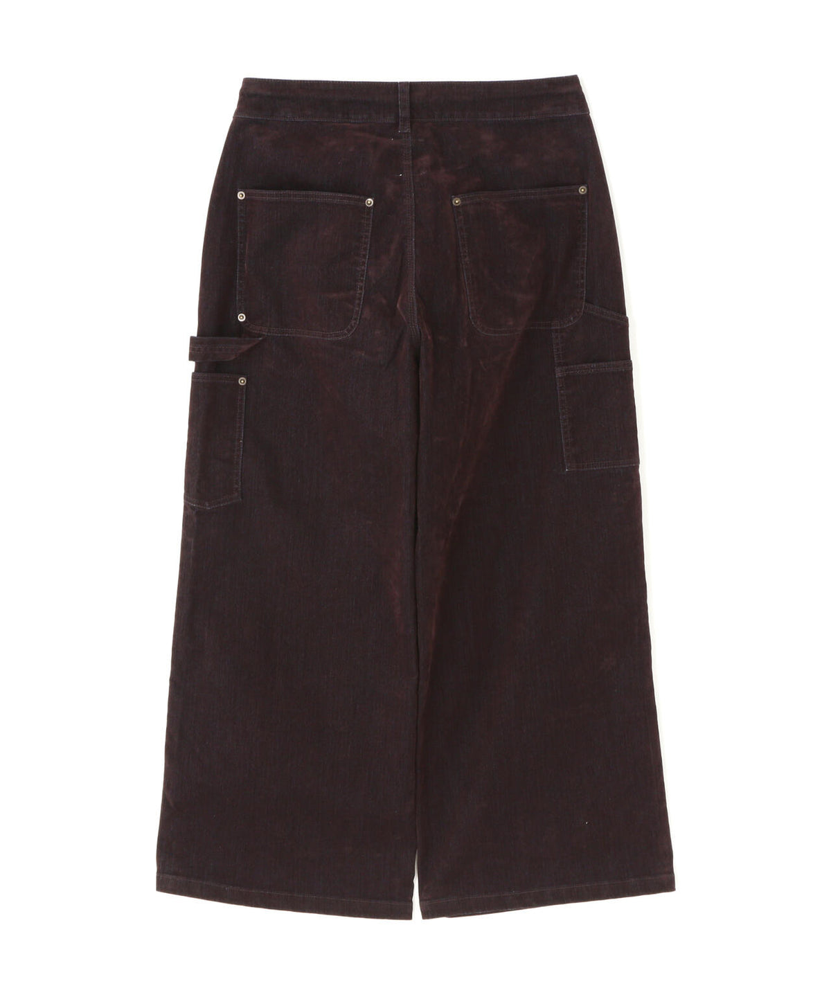 B omnivore/ビーオムニボー　FLOCKY DENIM W KNEE PANTS フロッキーデニムダブルニーパンツ