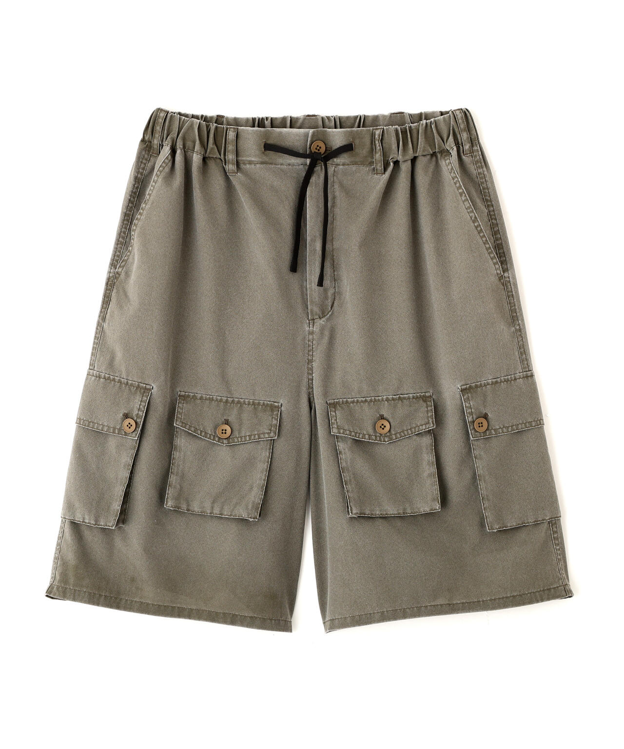 B omnivore/ビーオムニボー　PIGMENT WIND CLOTH W CARGO SHORTS
