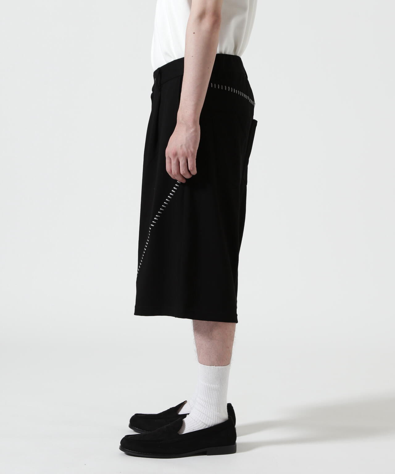 B omnivore/ビーオムニボー　STITCH SHORTS ステッチショーツ