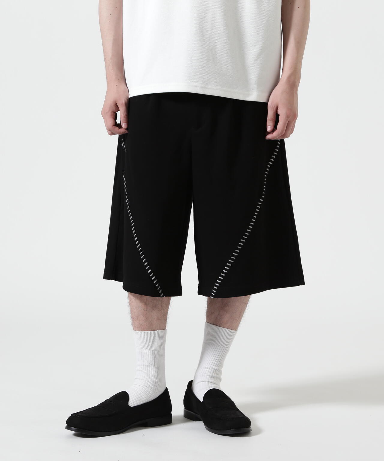 B omnivore/ビーオムニボー　STITCH SHORTS ステッチショーツ