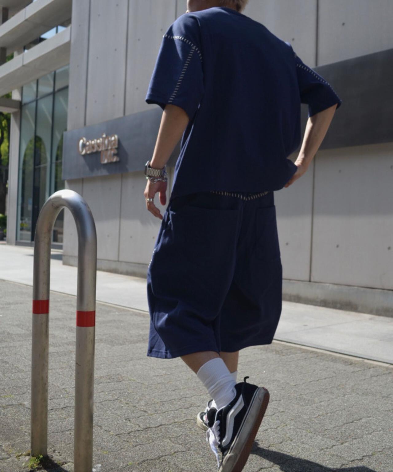B omnivore/ビーオムニボー　STITCH SHORTS ステッチショーツ