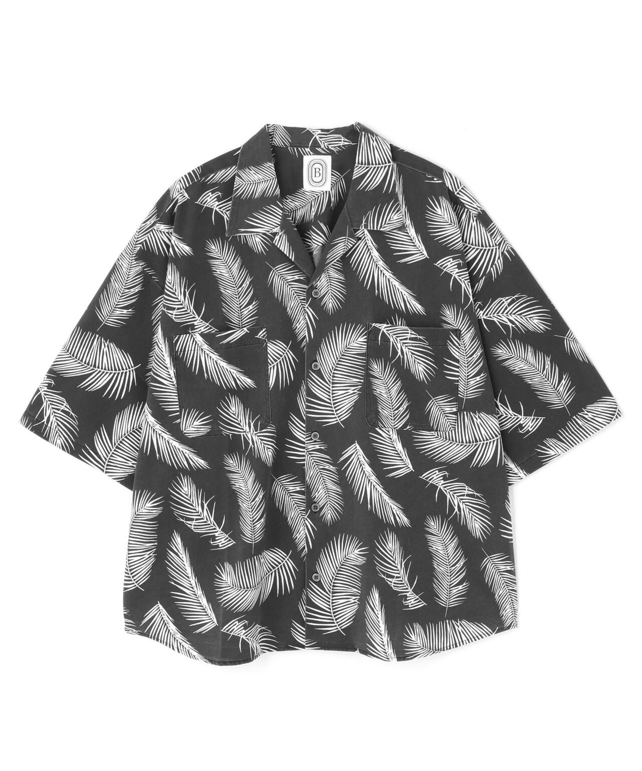 B omnivore/ビーオムニボー　PIGMENT WIND CLOTH SHIRT ピグメントウインドクロスシャツ