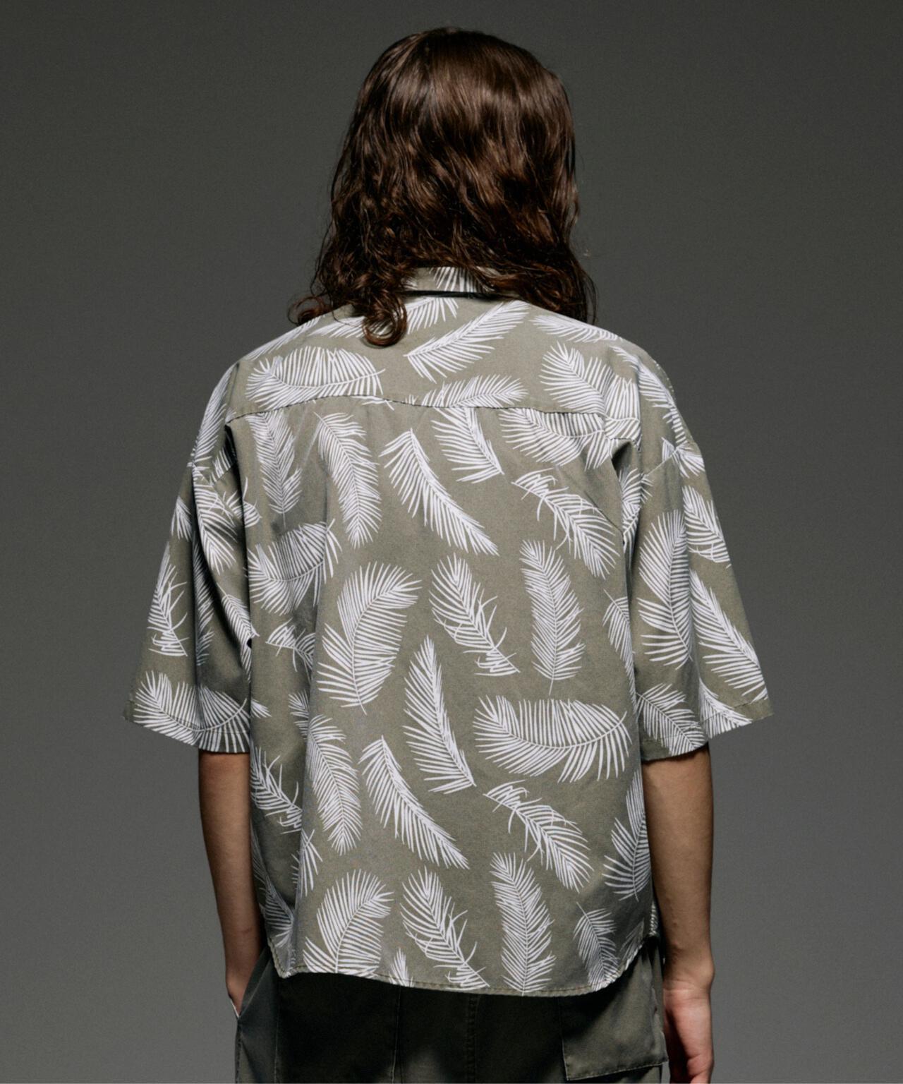 B omnivore/ビーオムニボー　PIGMENT WIND CLOTH SHIRT ピグメントウインドクロスシャツ