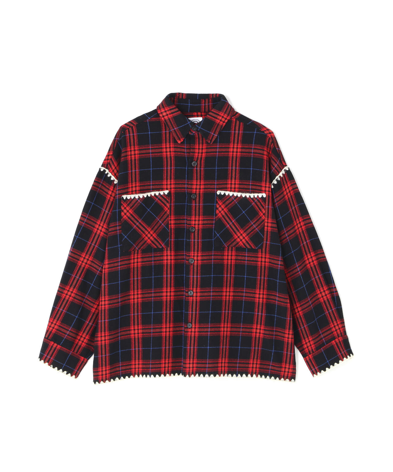 B omnivore/ビーオムニボー　HAND STITCH FLANNEL ハンドステッチフランネルシャツ
