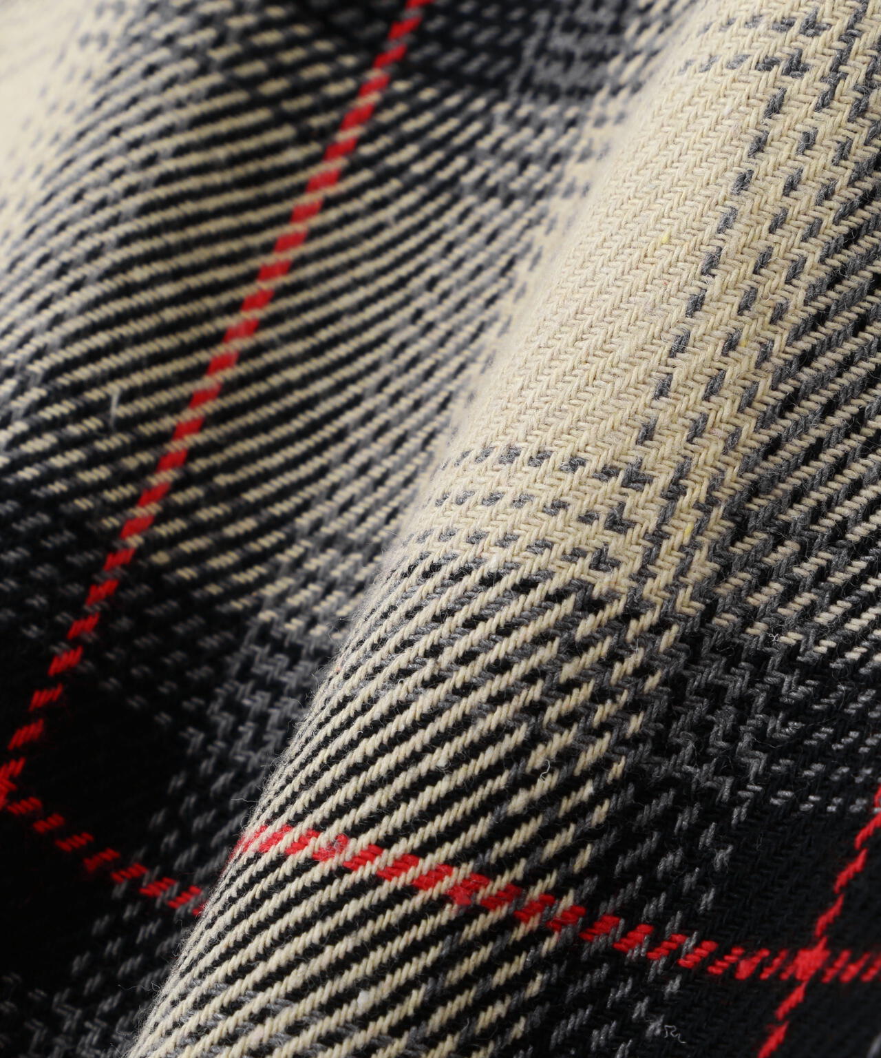 B omnivore/ビーオムニボー　HAND STITCH FLANNEL ハンドステッチフランネルシャツ