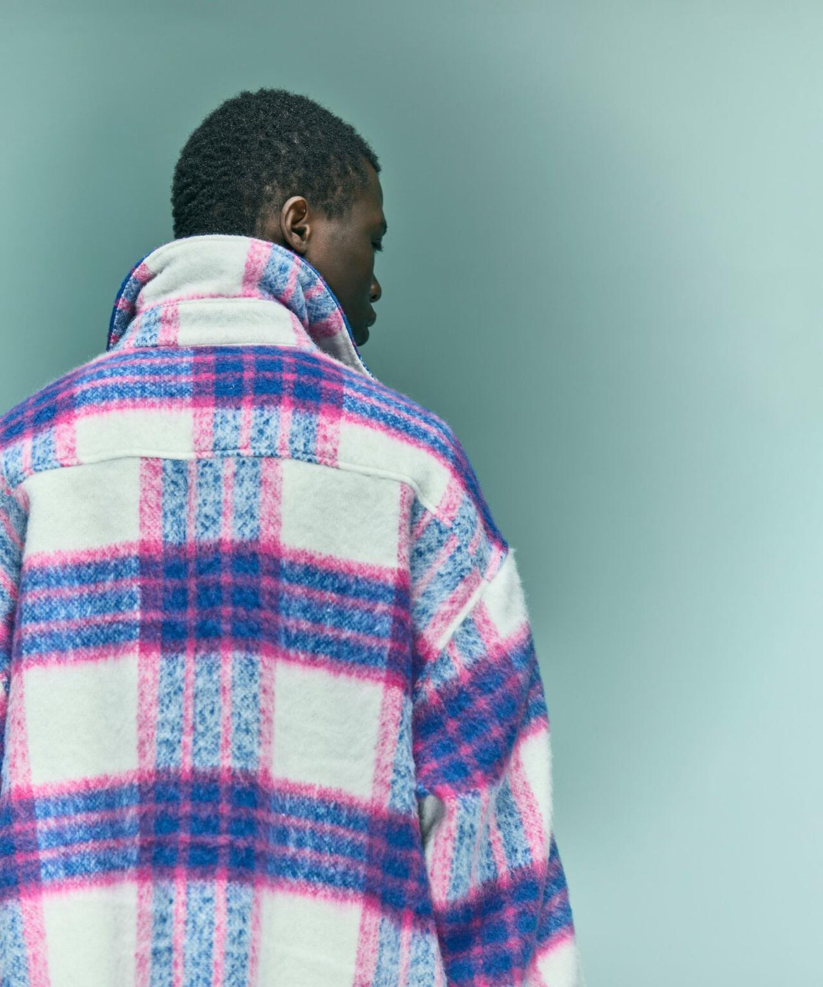 B omnivore/ビーオムニボー　SHAGGY SHIRT CHECK シャギーシャツチェック