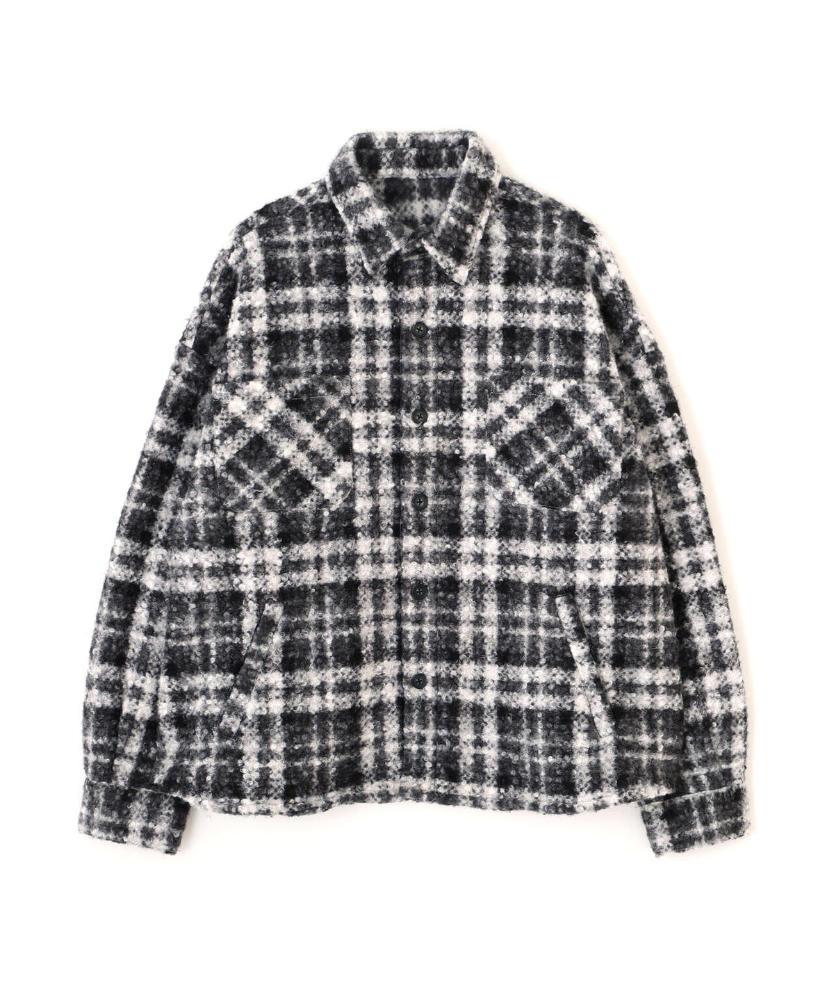 B omnivore/ビーオムニボー　BOUCLE SHIRT ブークレシャツ