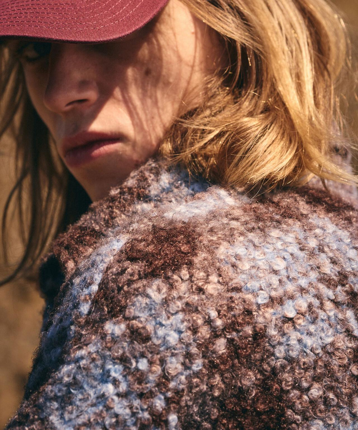 B omnivore/ビーオムニボー　BOUCLE SHIRT ブークレシャツ