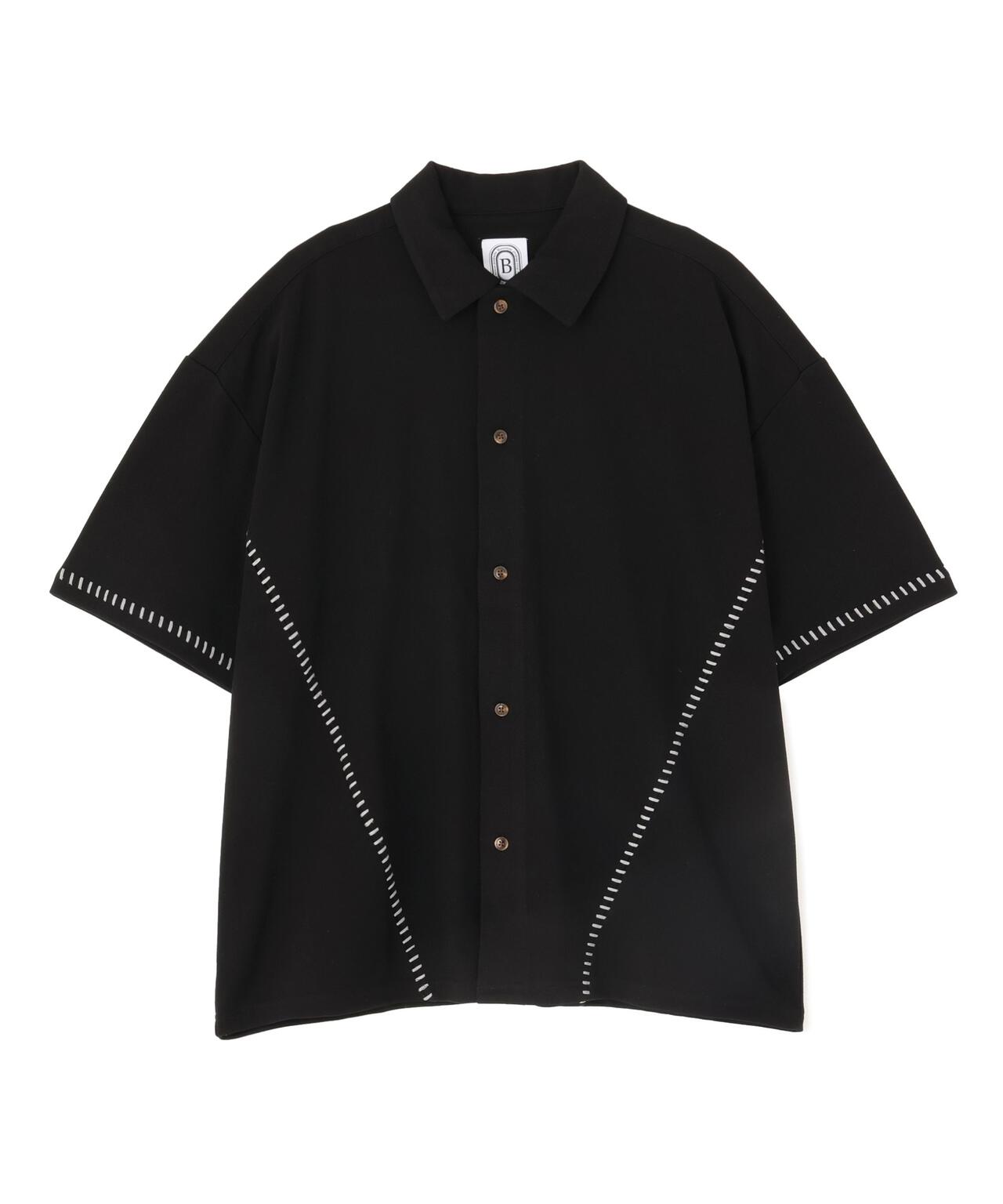 B omnivore/ビーオムニボー　STITCH S/S SHIRT ステッチシャツ