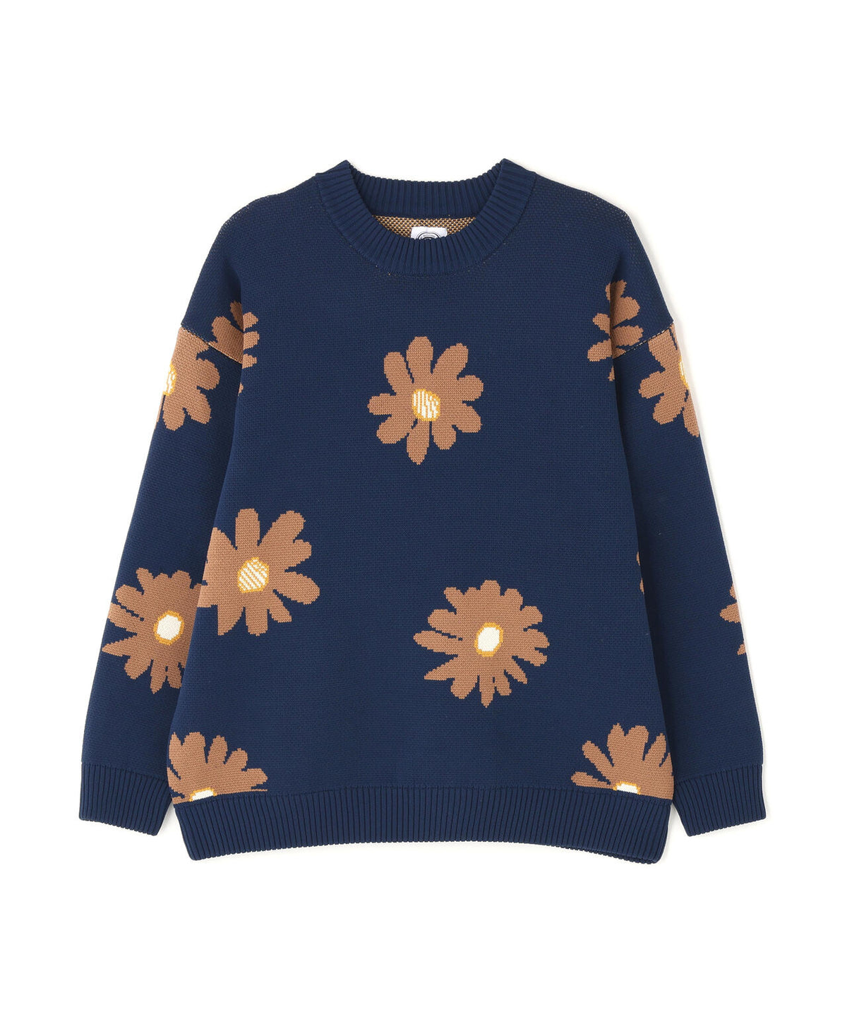 B omnivore/ビーオムニボー　FLOWER KNIT TOP