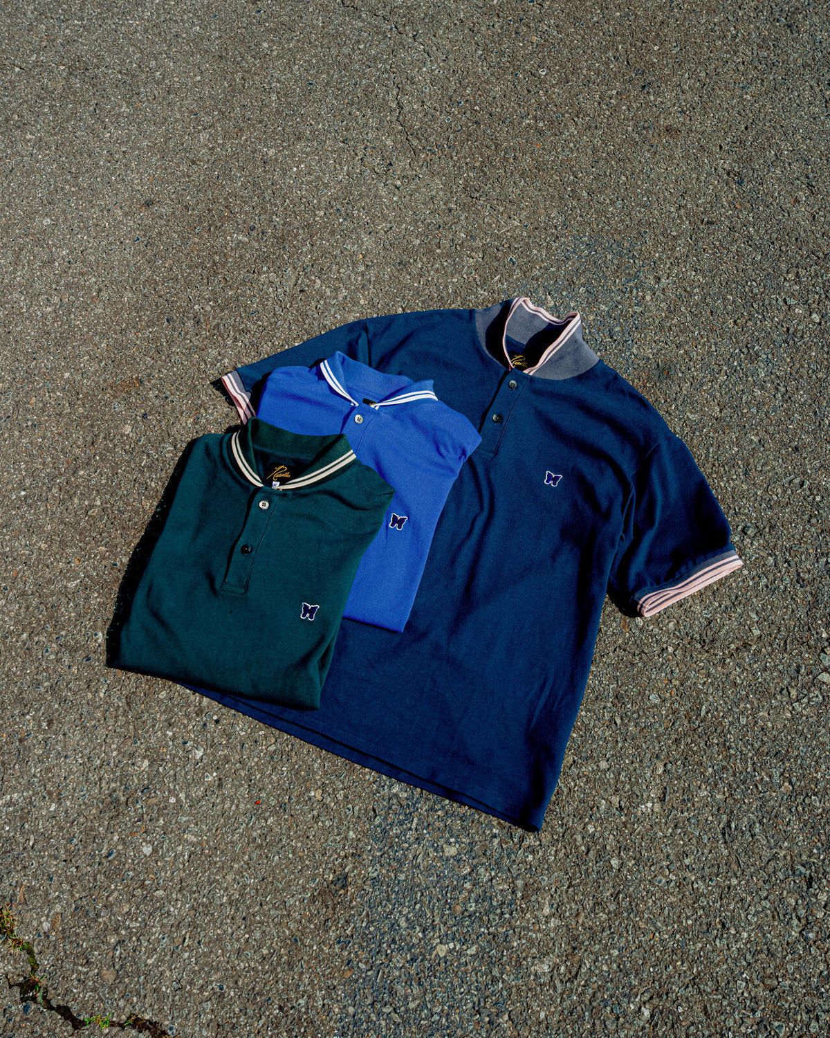 Needles/ニードルズ  別注Shawl Collar S/S Polo - Cotton Pique
