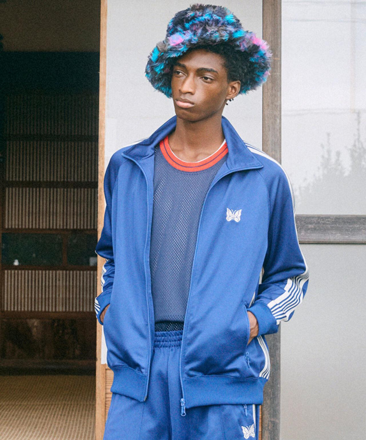 Needles/ニードルズ　別注Track Jacket - Poly Smooth