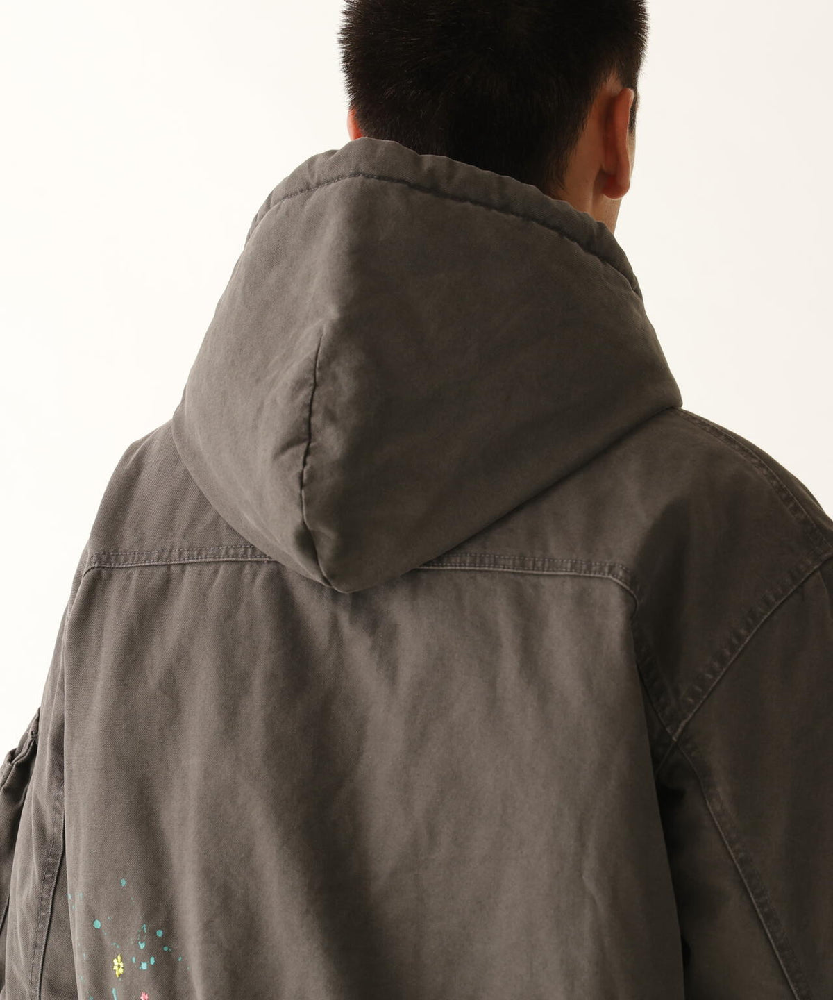 B omnivore/ビーオムニボー　DUCK HOOD JACKET ダックフードジャケット
