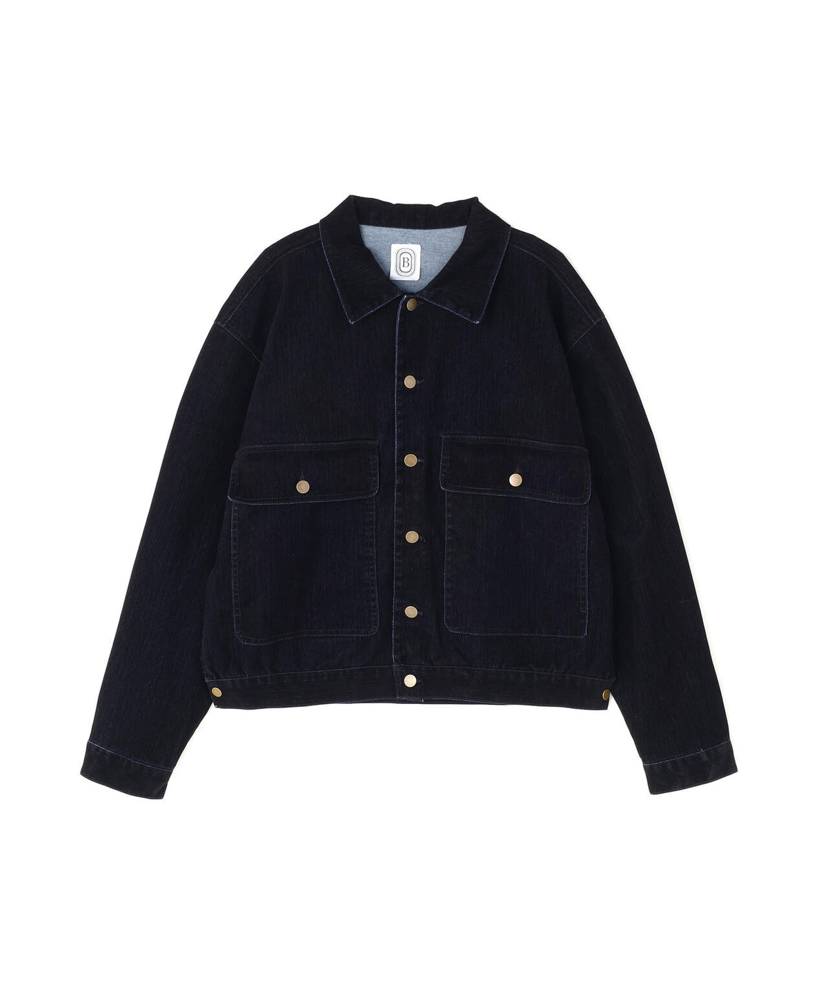 B omnivore/ビーオムニボー　FLOCKY DENIM COVERALLS フロッキーデニムカバーオール