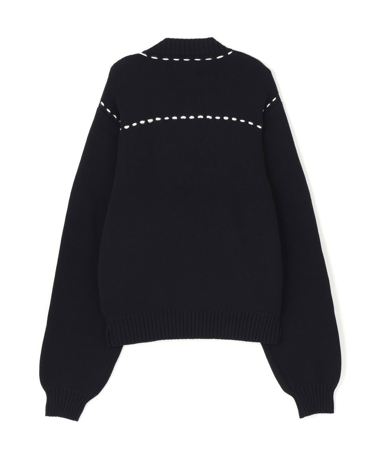 B omnivore/ビーオムニボー　STITCH KNIT CARDIGAN