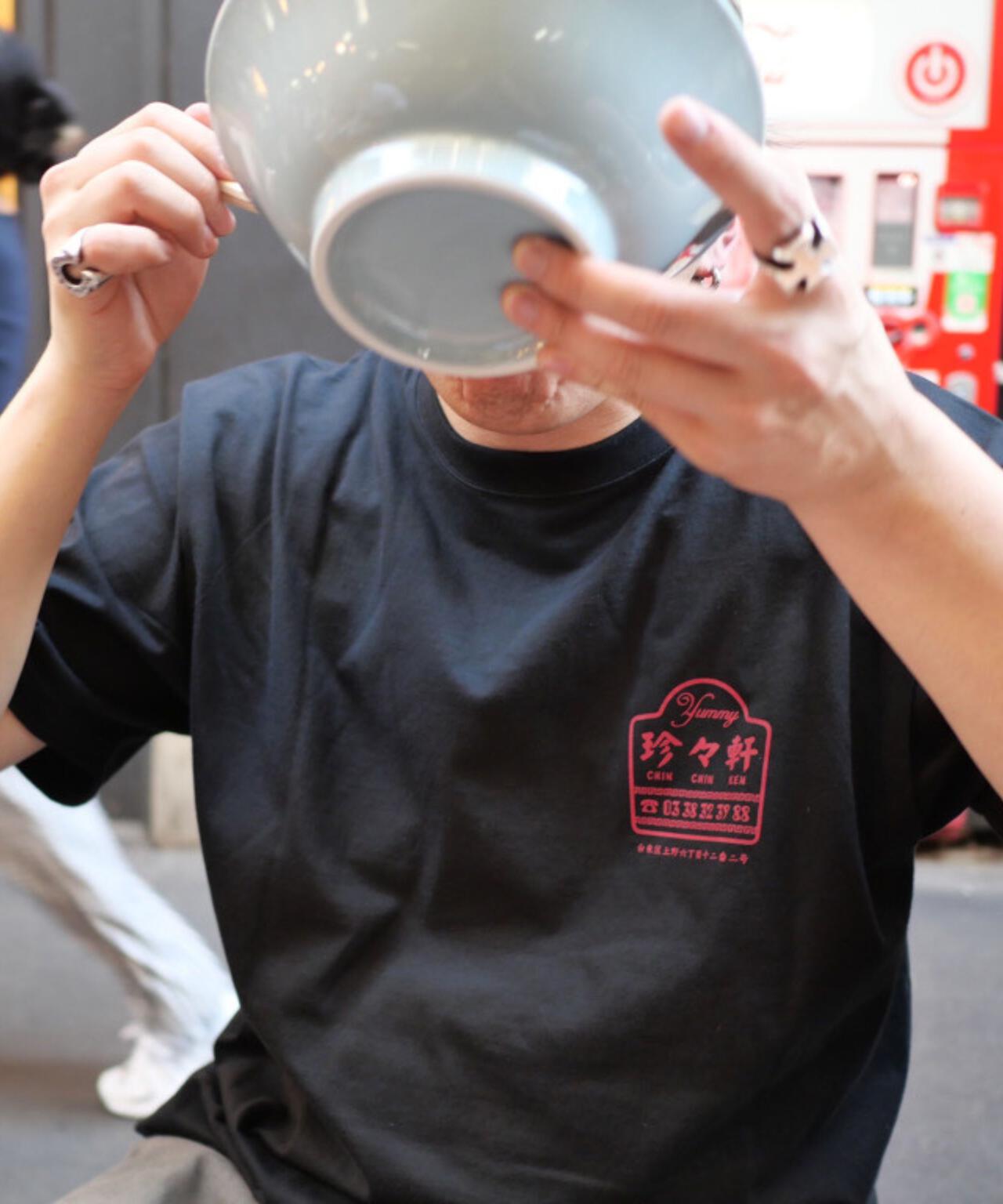 珍々軒×BEAVER　BEAVER別注 珍々軒コラボTシャツ