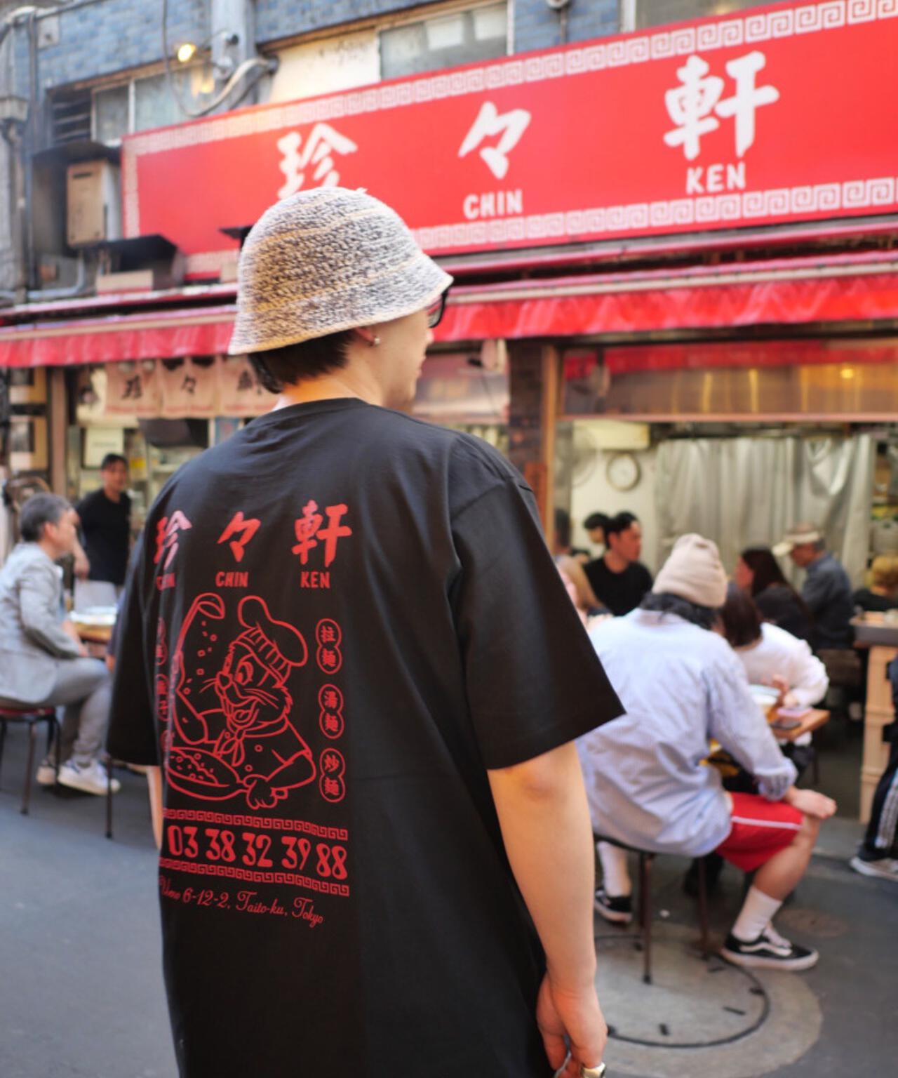 珍々軒×BEAVER　BEAVER別注 珍々軒コラボTシャツ