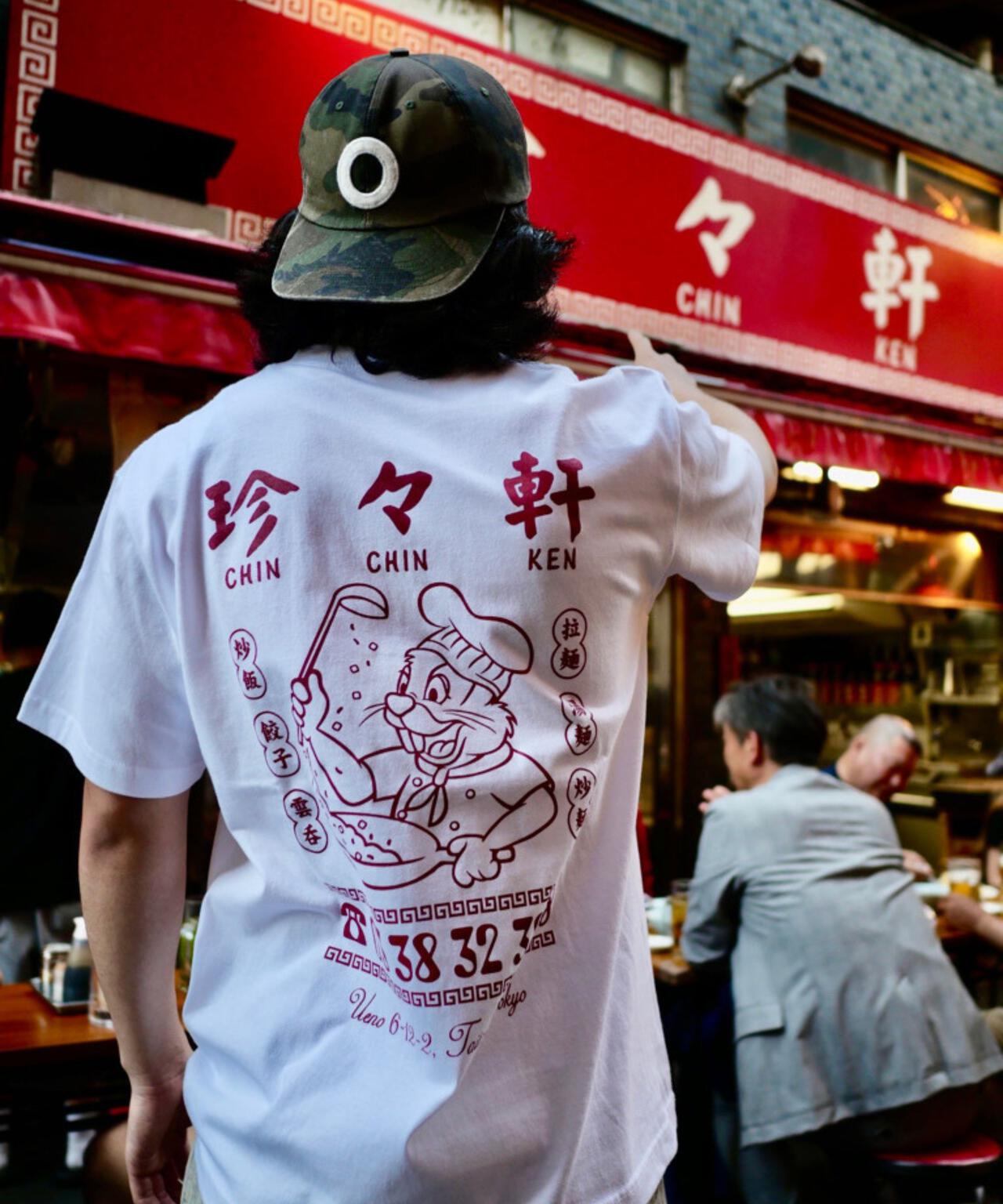 珍々軒×BEAVER　BEAVER別注 珍々軒コラボTシャツ