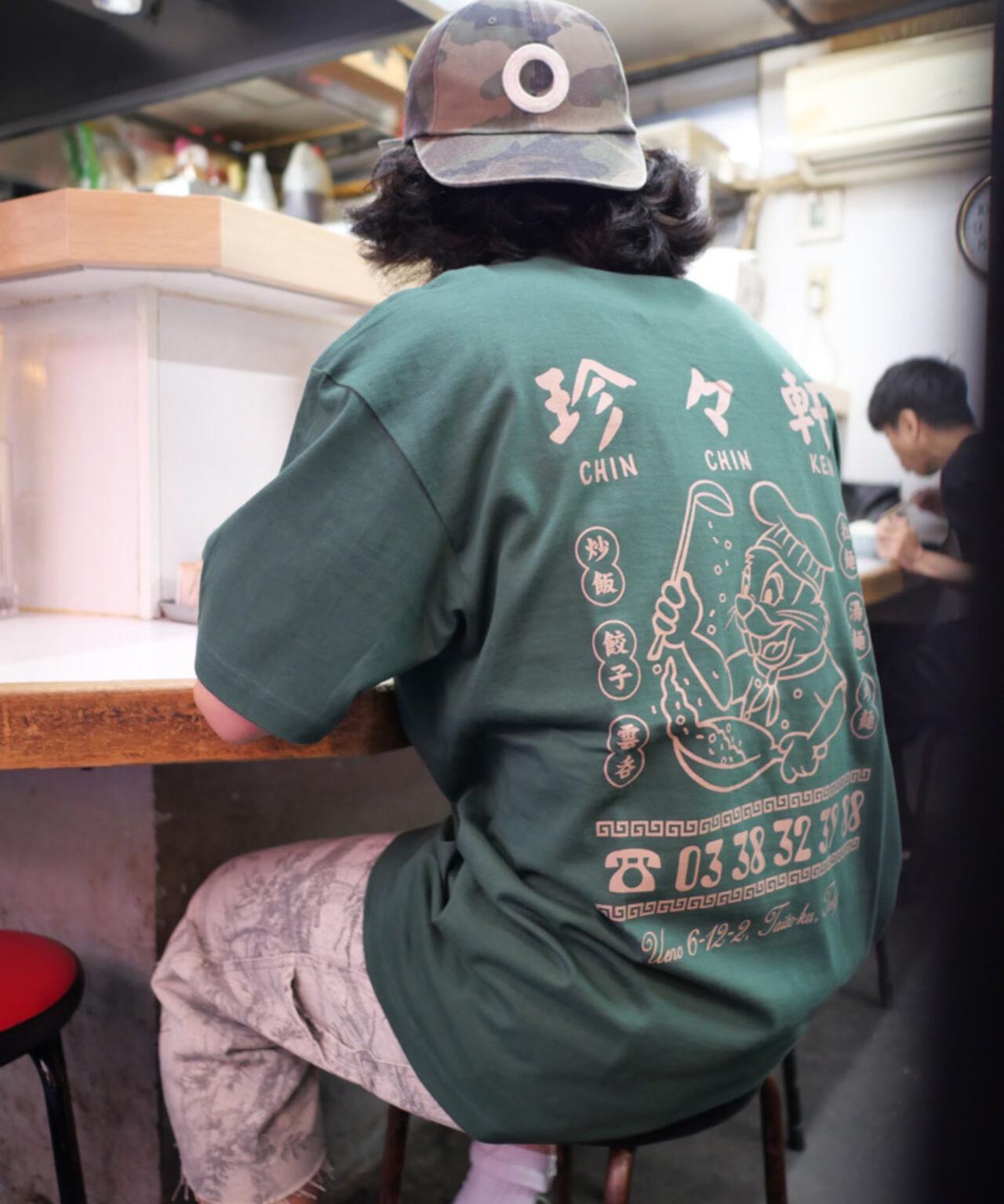 珍々軒×BEAVER　BEAVER別注 珍々軒コラボTシャツ