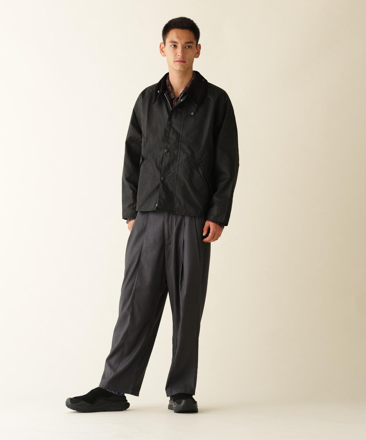 Barbour/バブアー　TRANSPORT WAX JACKET OS トランスポートワックスジャケットオーバーサイズフィット