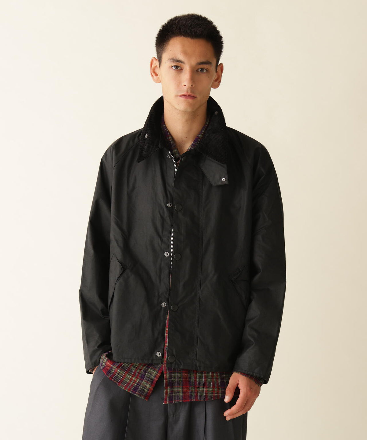 Barbour/バブアー　TRANSPORT WAX JACKET OS トランスポートワックスジャケットオーバーサイズフィット