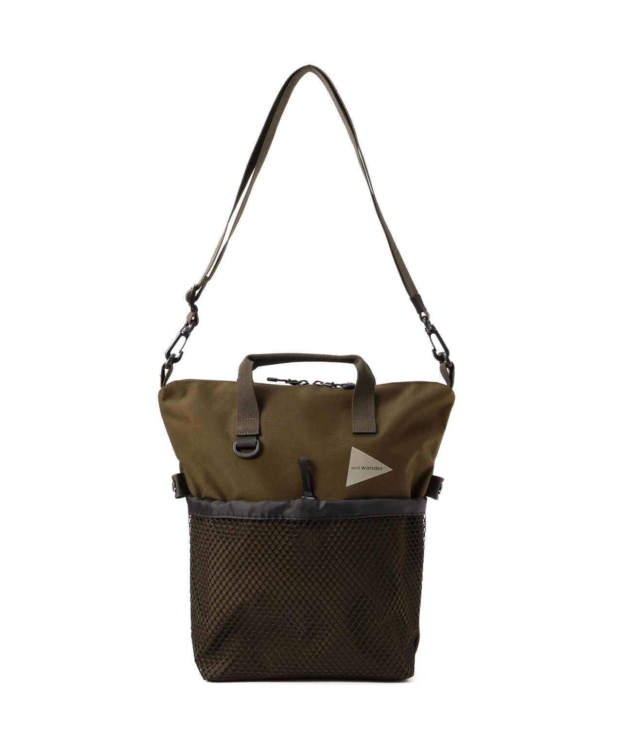 and wander/アンドワンダー　PE/CO 2way bag