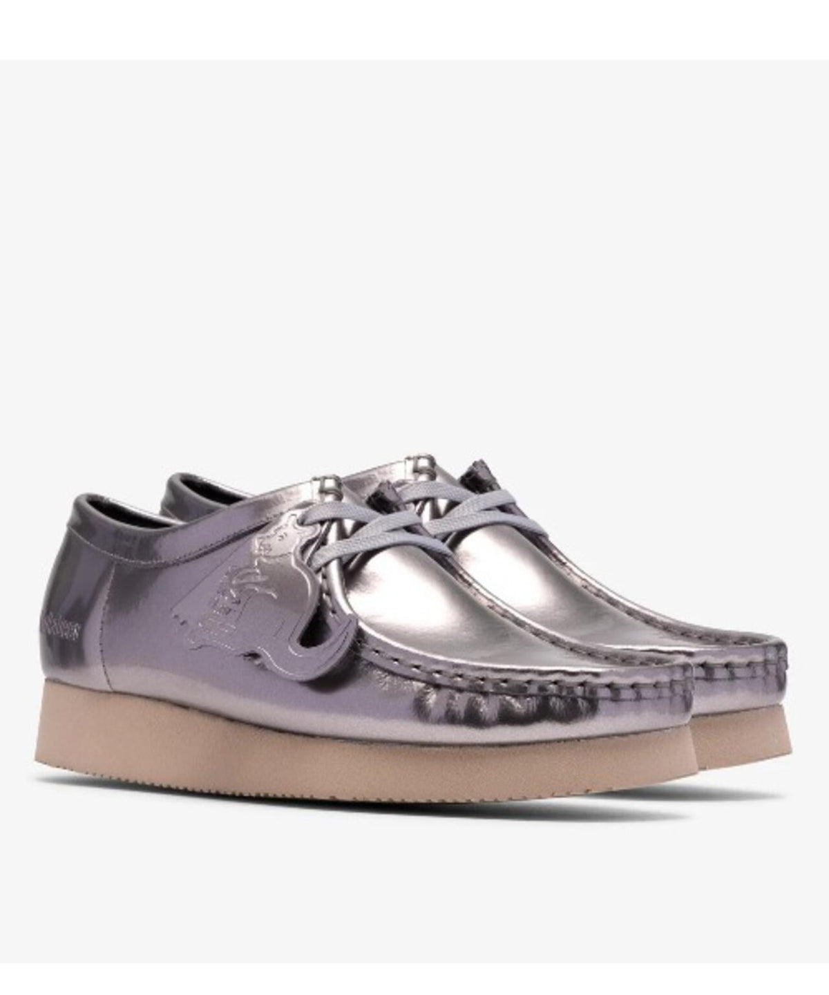 CLARKS/クラークス　Wallabee. 2604 レディースワラビー2604 （シルバーパテント）