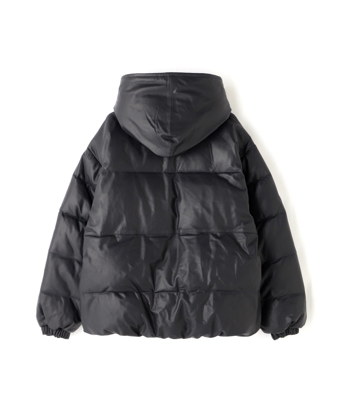 Schott NH/LEATHER HOODED JACKET